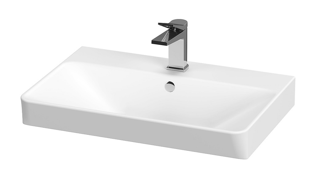 Cersanit MILLE 60x41 cm fali mosdó, fehér K675-002