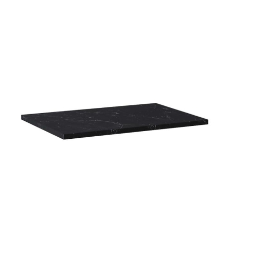 AREZZO design MARQUINA márvány mosdópult 60x46x2 cm, matt fekete AR-167480