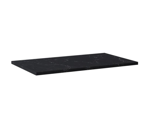 AREZZO design MARQUINA márvány mosdópult 80x46x2 cm matt fekete AR-167481