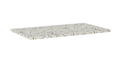 AREZZO design TERRAZZO márvány mosdópult 80x46x2 cm mix matt AR-168816