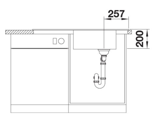 BLANCO Faron XL 6S Silgranit mosogató szűrőkosárral törtfehér 527082