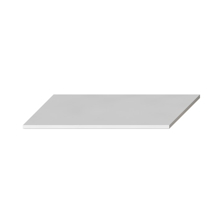 Jika mosdótartólap, alsószekrényhez kivágás nélkül, 760 mm, fehér H46J7130005001
