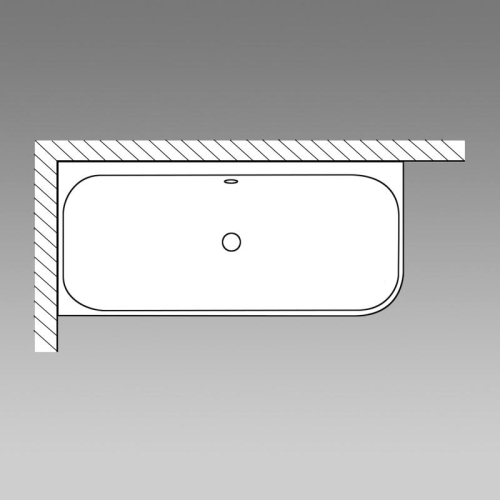 Villeroy & Boch Loop & Friends 180x80 cm balos, fehér UBA180LSF9CL00V-01