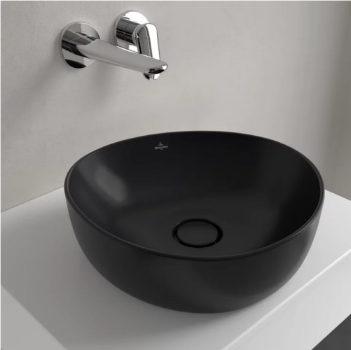 Villeroy & Boch Antao 40x39,5 cm ráültethető modó CeramicPlus felülettel Pure Black 4A7240R7
