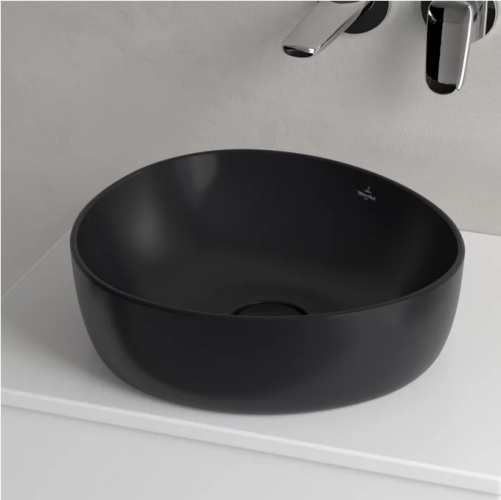 Villeroy & Boch Antao 40x39,5 cm ráültethető modó CeramicPlus felülettel Pure Black 4A7240R7