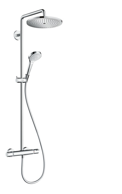 Hansgrohe Tica Showerpipe 280 1jet termosztátos zuhanyrendszer 26894000