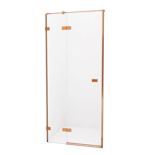 New Trendy Avexa Copper Brushed zuhanyajtó 80 cm, balos EXK-3531