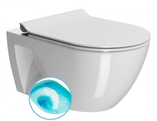 Sapho GSI PURA ECO Swirlflush ExtraGlaze fali WC, fehér 880711