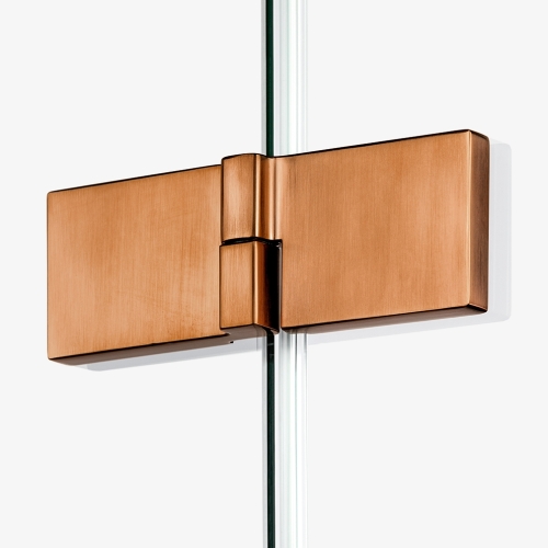 New Trendy Avexa Copper Brushed zuhanyajtó 120 cm, balos EXK-3539