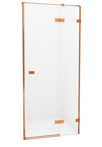 New Trendy Avexa Copper Brushed zuhanyajtó 100 cm, jobbos EXK-35316