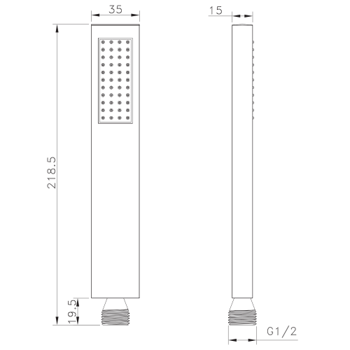 Sapho kézizuhany, arany DO316