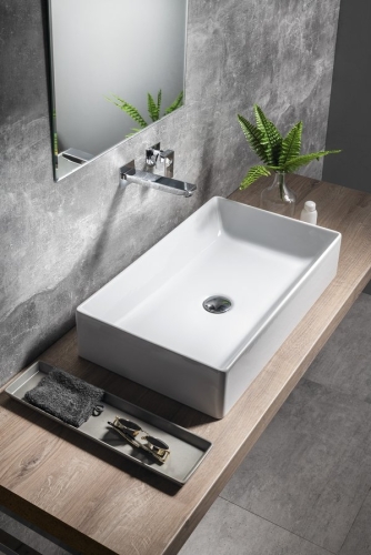 Sapho GSI KUBE X 60x37 cm ExtraGlaze kerámiamosdó, fehér 945311