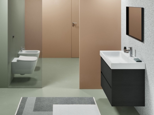 Sapho GSI NUBES Swirlflush ExtraGlaze fali WC, fehér 961511