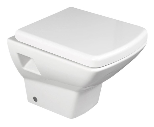 Sapho ISVEA PURITY soft close WC-ülőke, fehér/króm 40S30700I