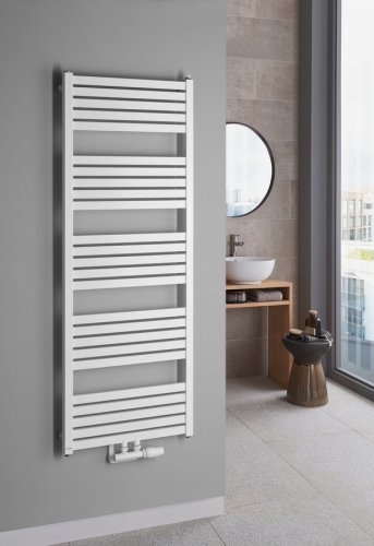 Sapho BRUCKNER GRUNT 500x1330mm fürdőszobai radiátor, fehér 600.122.4