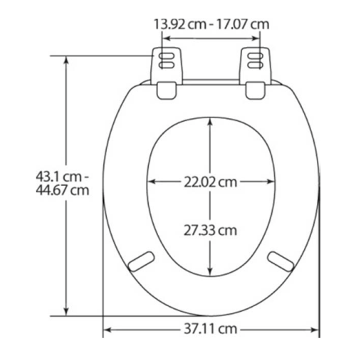 Sapho NOFER WC-ülőke, szürke 5000AR492