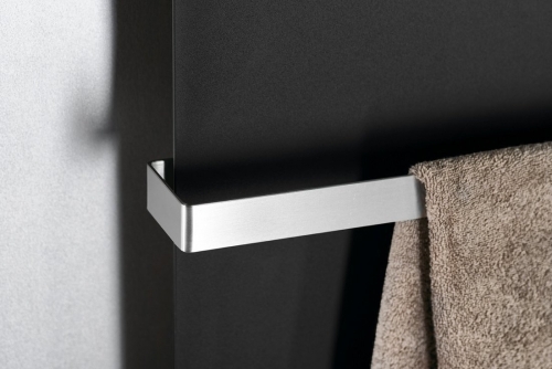 Sapho TABELLA 370x1190mm fürdőszobai radiátor, matt fekete MI1139