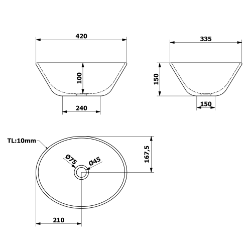 Sapho AQUALINE VEGA 97,5 komplett szett, platina tölgy VG700-01