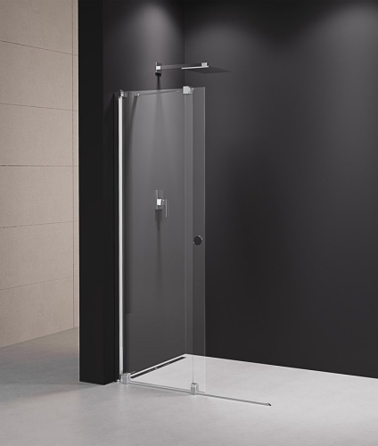 Sapho POLYSAN MODULAR SHOWER 1600 tolóajtó fix résszel, króm MS5-160