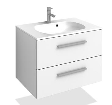 Tboss Elka 60 fürdőszobabútor alsó szekrény mosdóval (magasfényű fehér színben)