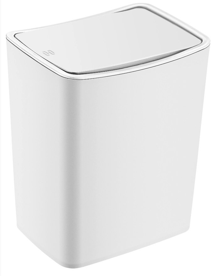 Sapho AQUALINE TOUCH 8,5l szemetes, fehér TRN-183-06