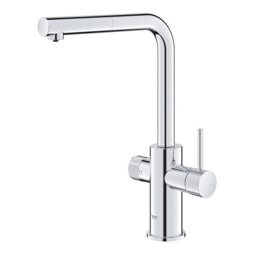 GROHE Blue Pure Minta egykaros mosogató csaptelep vízszűrő funkcióval kihúzható gyöngyöztetővel 30601000