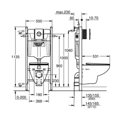 Grohe Solido 5 az 1-ben WC szett 39900000