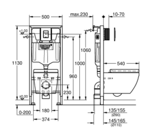 Grohe Solido 5 az 1-ben WC szett 39941000