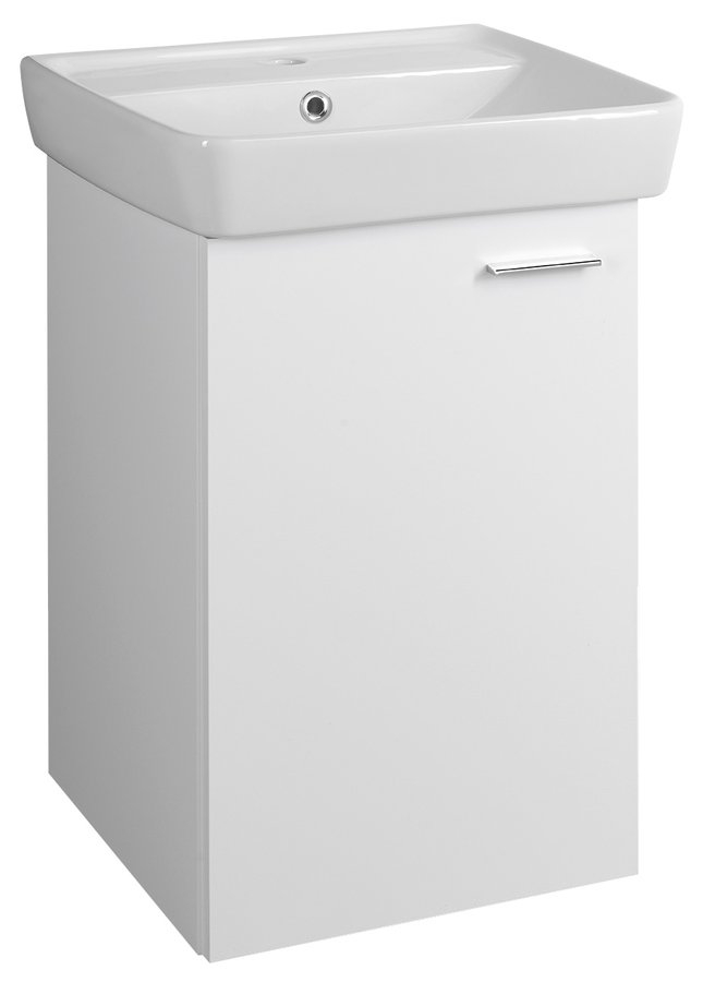 Sapho AQUALINE ZOJA 41,5x63x37,6cm mosdótartó szekrény, fehér 56372