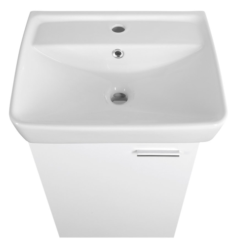 Sapho AQUALINE ZOJA 41,5x63x37,6cm mosdótartó szekrény, fehér 56372