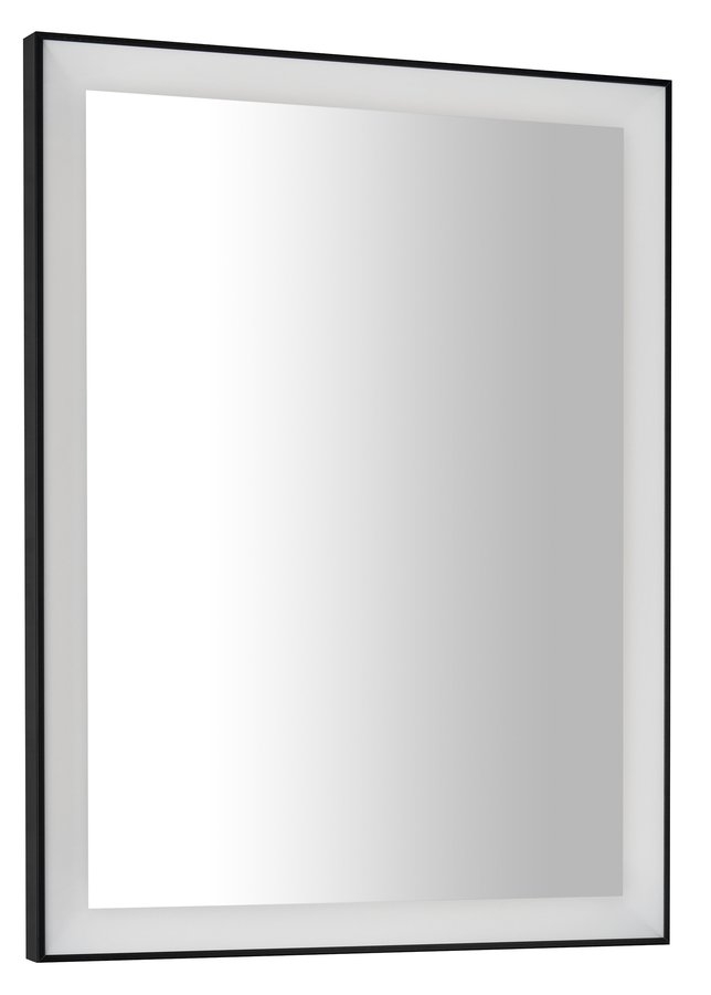 Sapho GANO 60x80cm tükör LED világítással, fekete LG260
