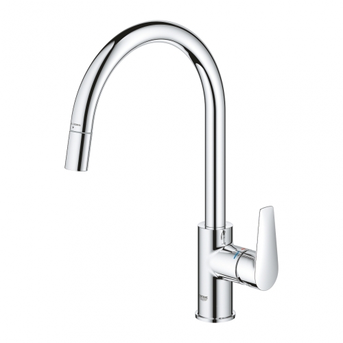 Grohe Start Edge egykaros mosogatócsaptelep kihúzható gyöngyöztetővel 30550000