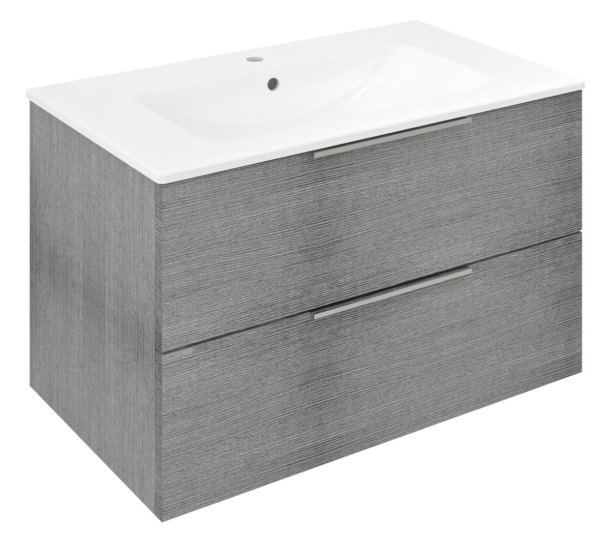 Sapho CIRASA 80 cm alsószekrény, ezüst tölgy CR801-1111
