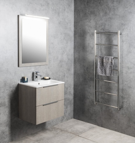 Sapho CIRASA SLIM 50 cm alsószekrény, ezüst tölgy CR492-1111