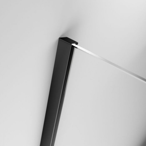 Radaway Furo Black Walk-in 140 jobb fekete zuhanyfal 10106738-54-01R, 10110694-01-01