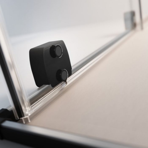 Radaway Furo Black Walk-in 100 bal fekete zuhanyfal 10106538-54-01L, 10110494-01-01