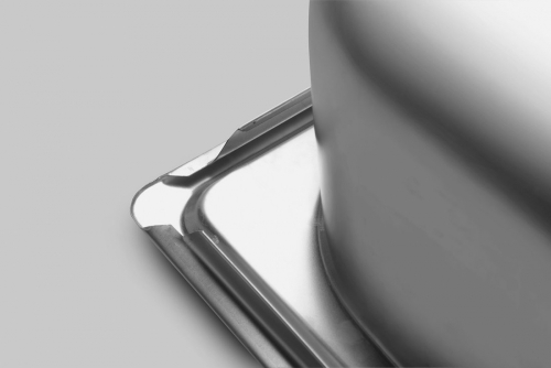 Sapho AQUALINE 78x48cm beépíthető mosogatótálca, inox AQ7848B