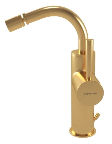 Bugnatese KOBUK MINI Bidet csaptelep leeresztővel, szálcsiszolt arany 2225OS