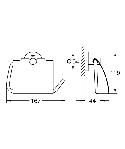 Grohe Start toalettpapír-tartó 41179000