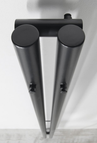 Sapho PILON 122x1800mm fürdőszobai radiátor, matt fekete IZ124
