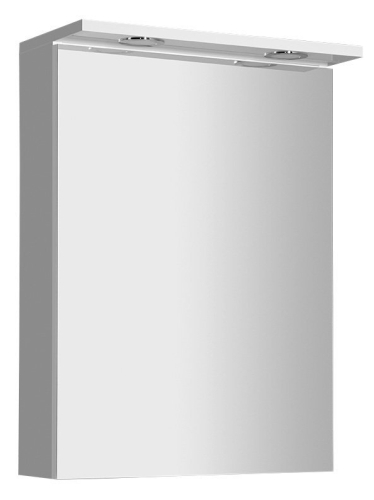 Sapho AQUALINE KAWA 50x70cm tükrösszekrény LED világítással, fehér WGL50