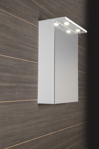 Sapho AQUALINE KAWA 50x70cm tükrösszekrény LED világítással, fehér WGL50