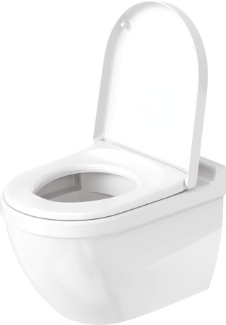 Duravit Starck 3 öblítőperem nélküli Duravit Rimless® fali WC WonderGliss bevonat 25270900001