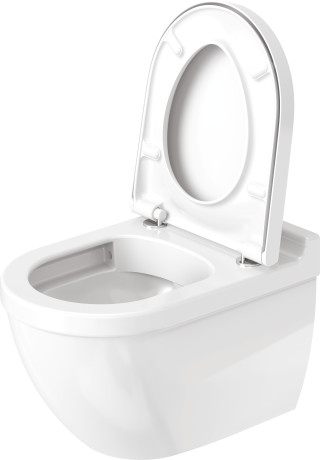 Duravit Starck 3 öblítőperem nélküli Duravit Rimless® fali WC WonderGliss bevonat 25270900001