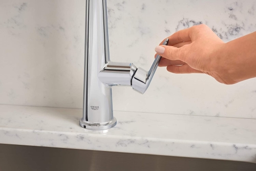 Grohe Veletto egykaros mosogatócsaptelep kihúzható zuhanyfejjel 30419000