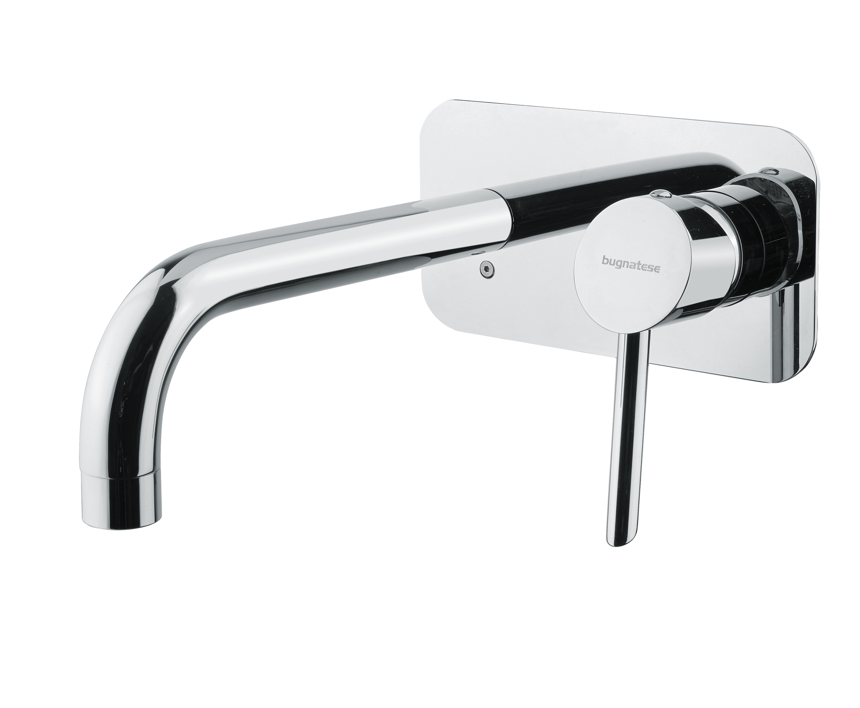 Bugnatese Smart fal alatti mosdócsaptelep 22 cm kifolyóval, matt fekete 2147OP