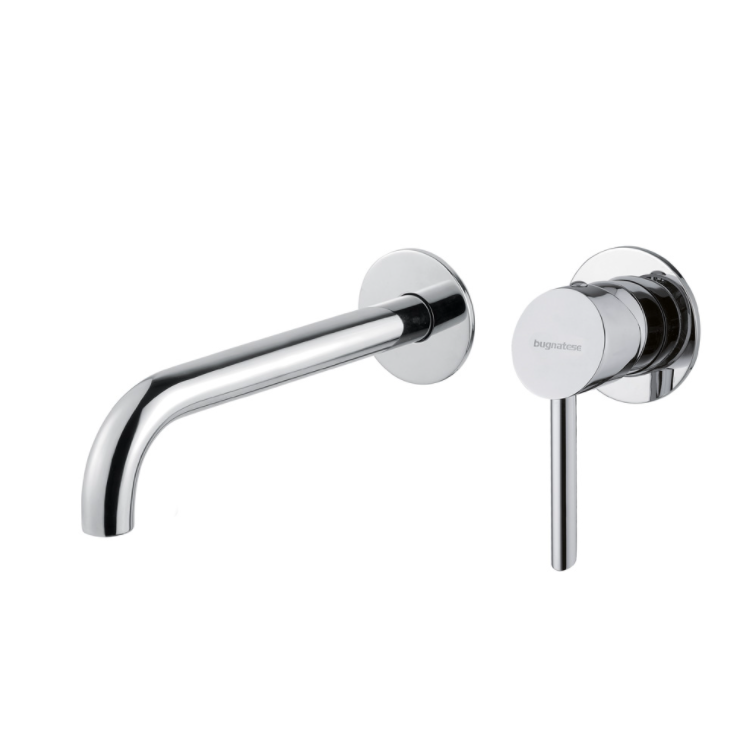 Bugnatese SMART fal alatti mosdócsaptelep 22 cm kifolyóval, króm 2165CR