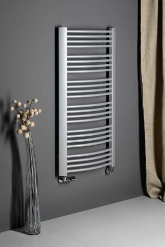 Sapho EGEON 595x1238mm fürdőszobai radiátor, strukturált ezüst EG612SS