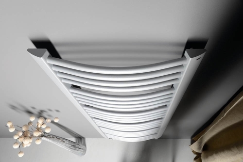 Sapho EGEON 595x1238mm fürdőszobai radiátor, strukturált ezüst EG612SS