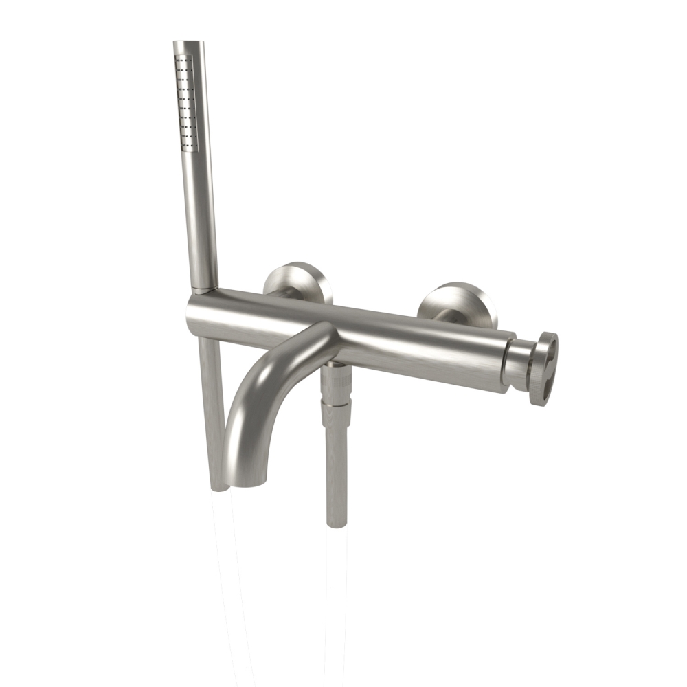 Bugnatese MILLENOVECINQUANTA kádcsaptelep zuhanyszettel, szálcsiszolt nikkel 4602NS